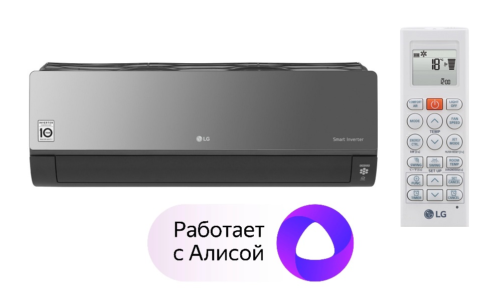 LG AC09BK.NSJR внутренний блок серии ARTCOOL Mirror