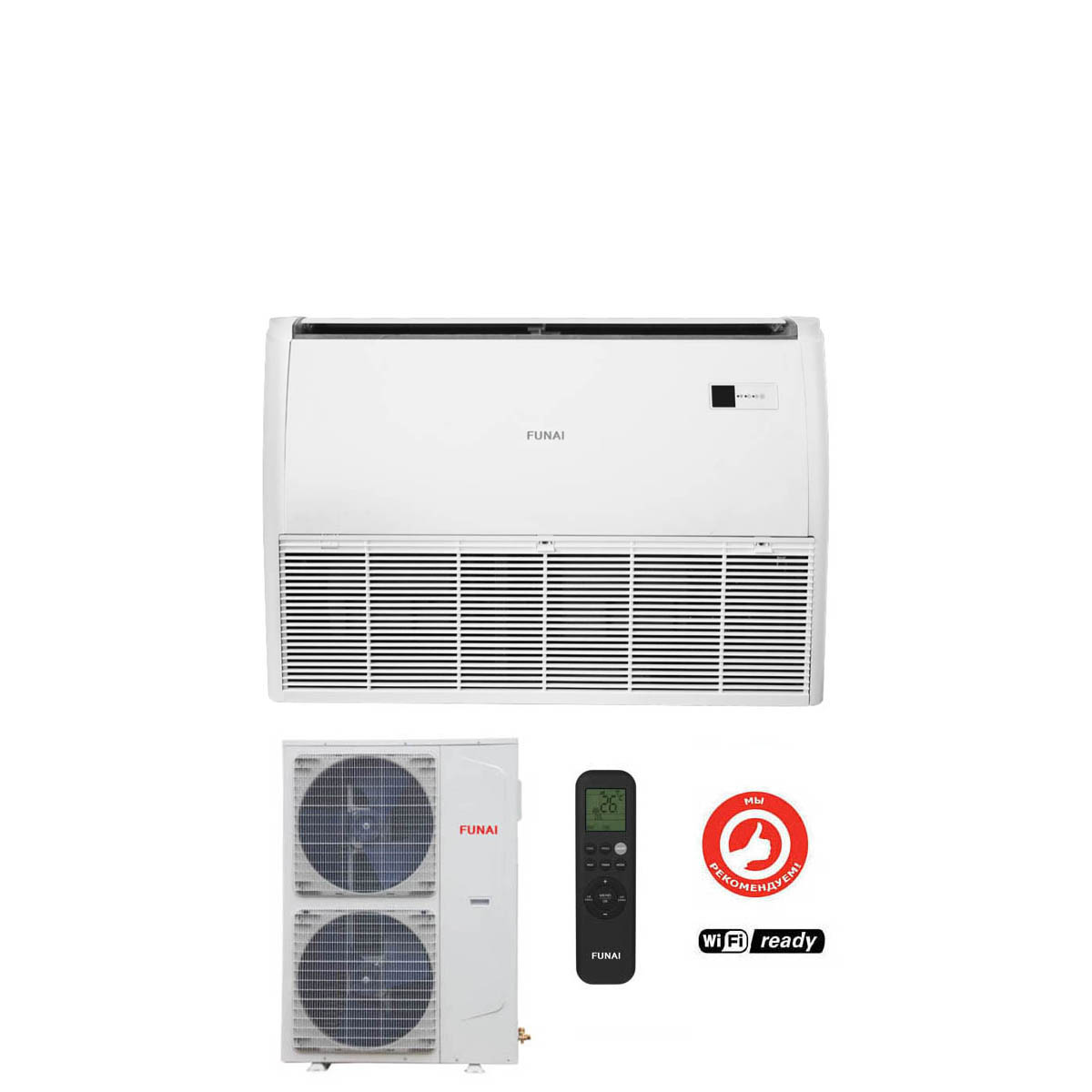 FUNAI LAC-DR165HP.F01/S/LAC-DR165HP.01/U DRAGON напольно-потолочного типа