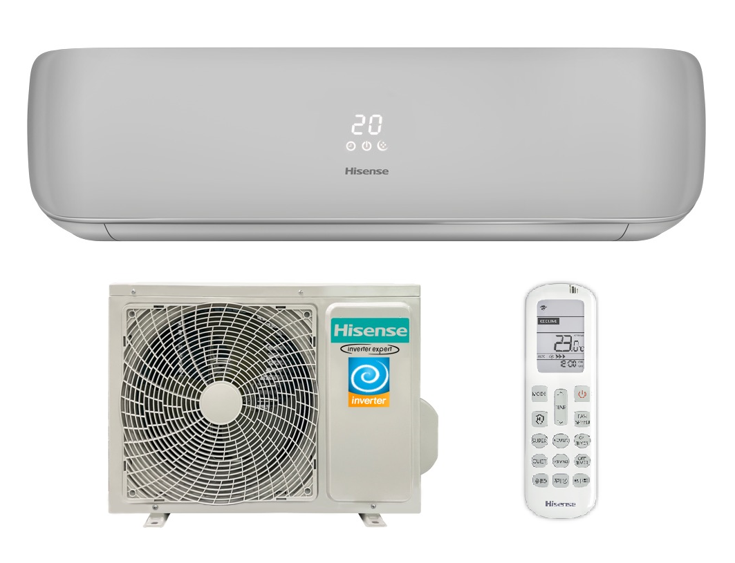 Hisence AS-10UW4RVETG01(S) SILVER CRYSTAL SUPER DC Inverter 2025