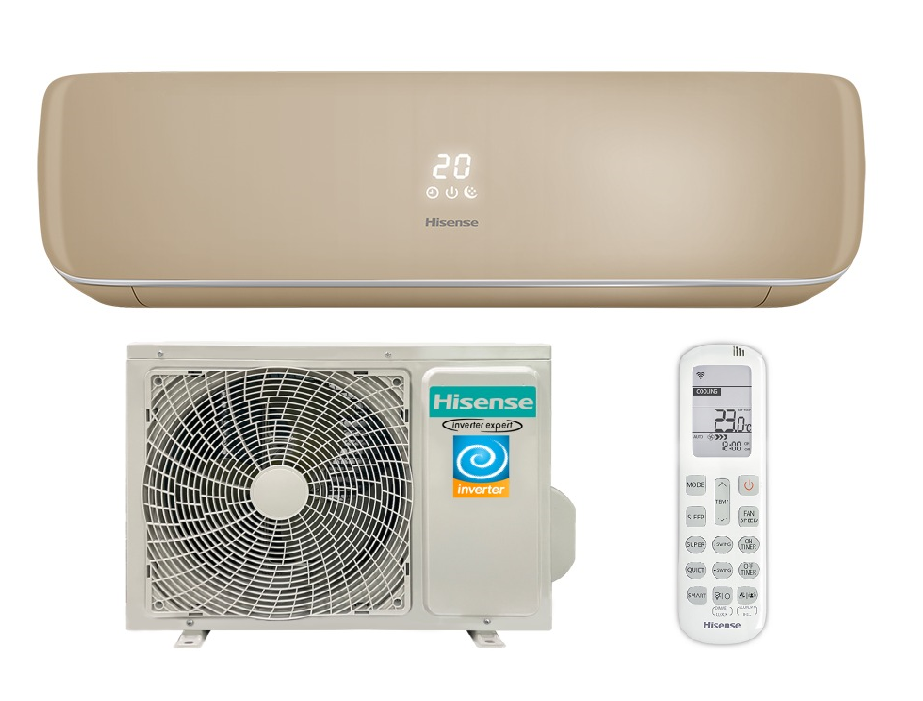 Hisence AS-10UW4RVETG01(C) CHAMPAGNE CRYSTAL SUPER DC Inverter 2025