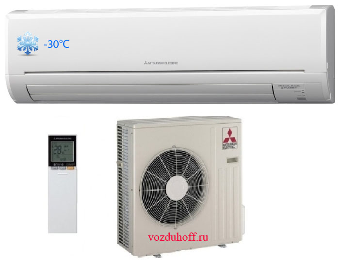 Mitsubishi Electric MS-GF80VA / MU-GF80VA  -30°С (с зимним комплектом)